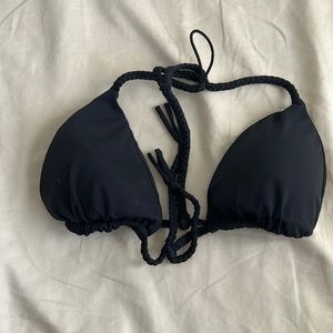 San Lorenzo Swim Black bikini Top size XS